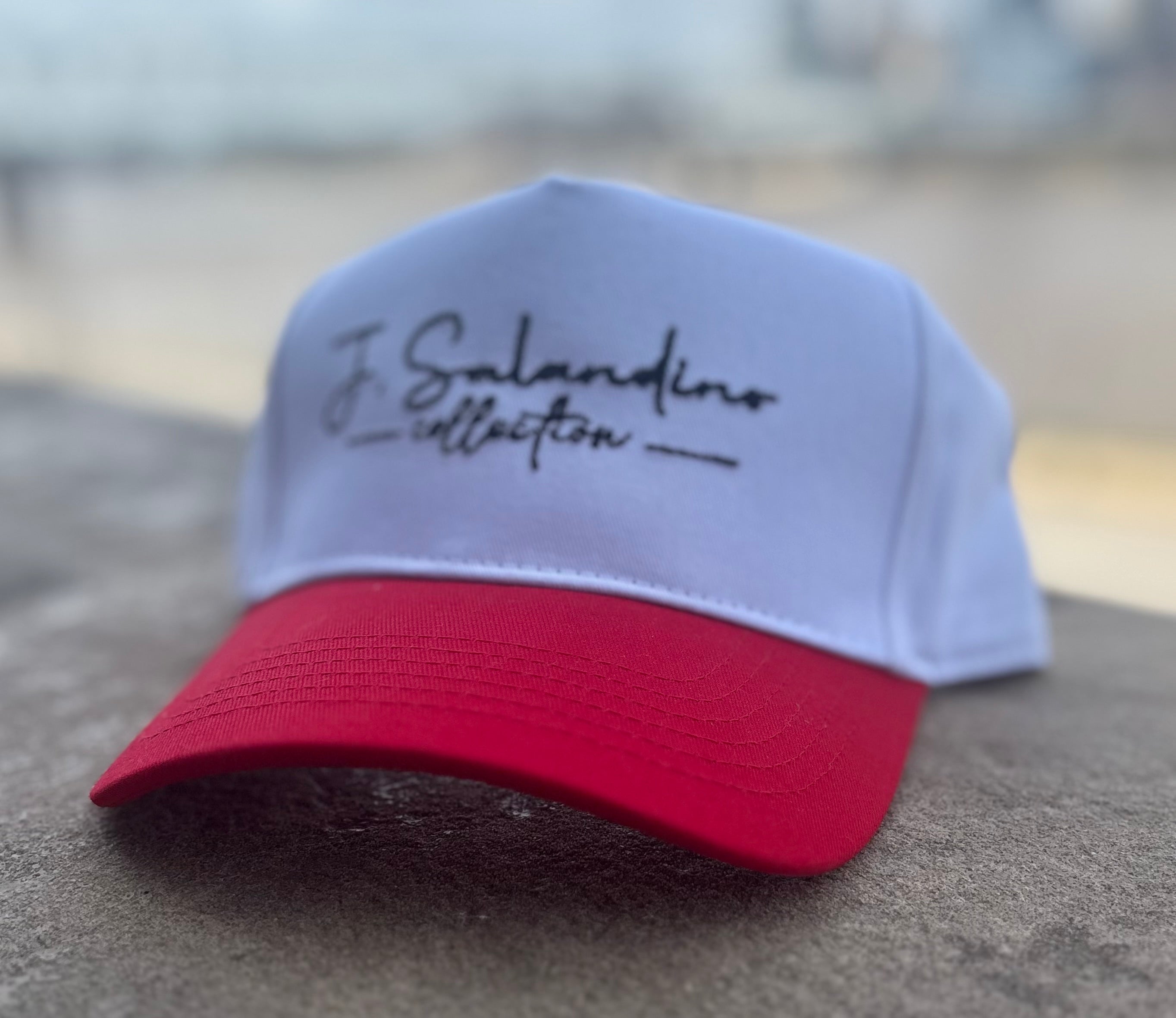 JSal White/Red/Black K-Frame Hat