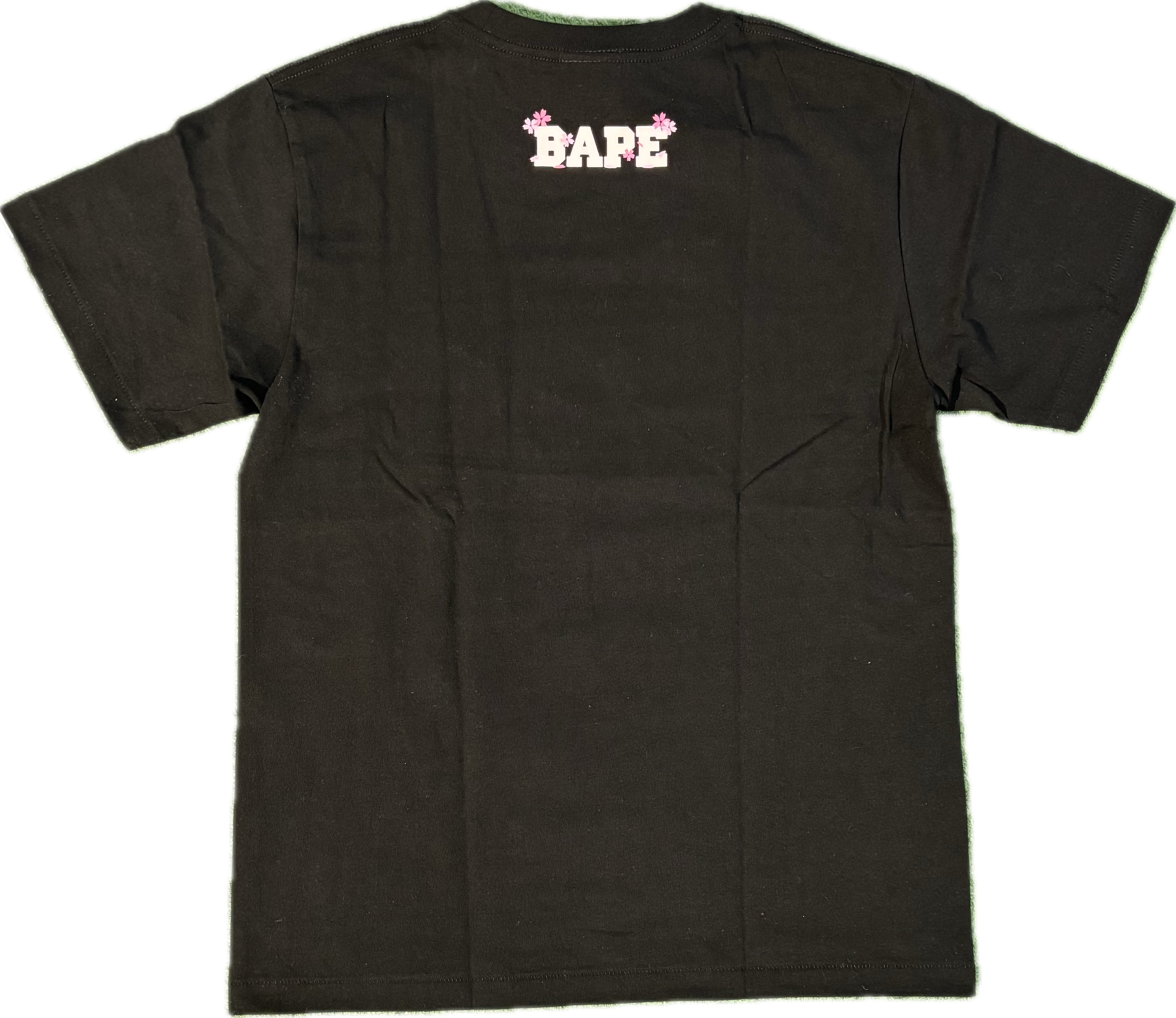 Bape Pink Tree Black Tee