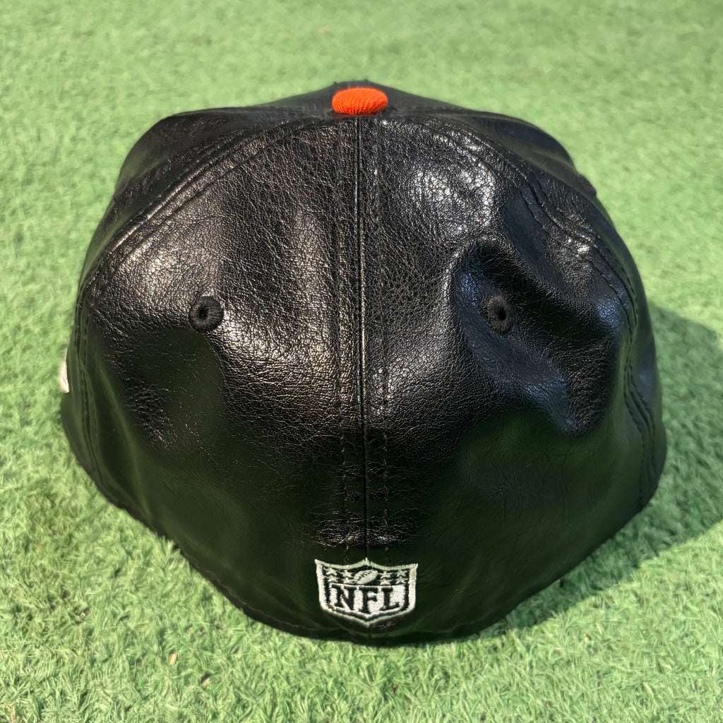Cincinnati Bengals New Era Leather Fitted Cap