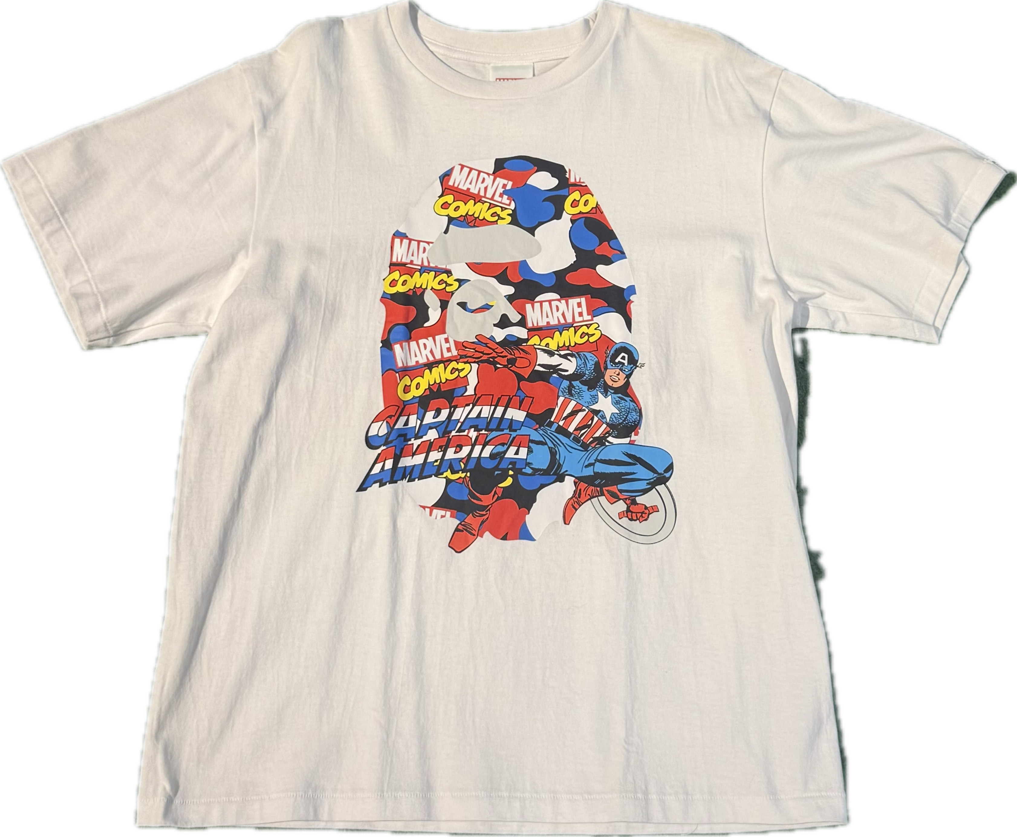 Bape Marvel Captain America Tee