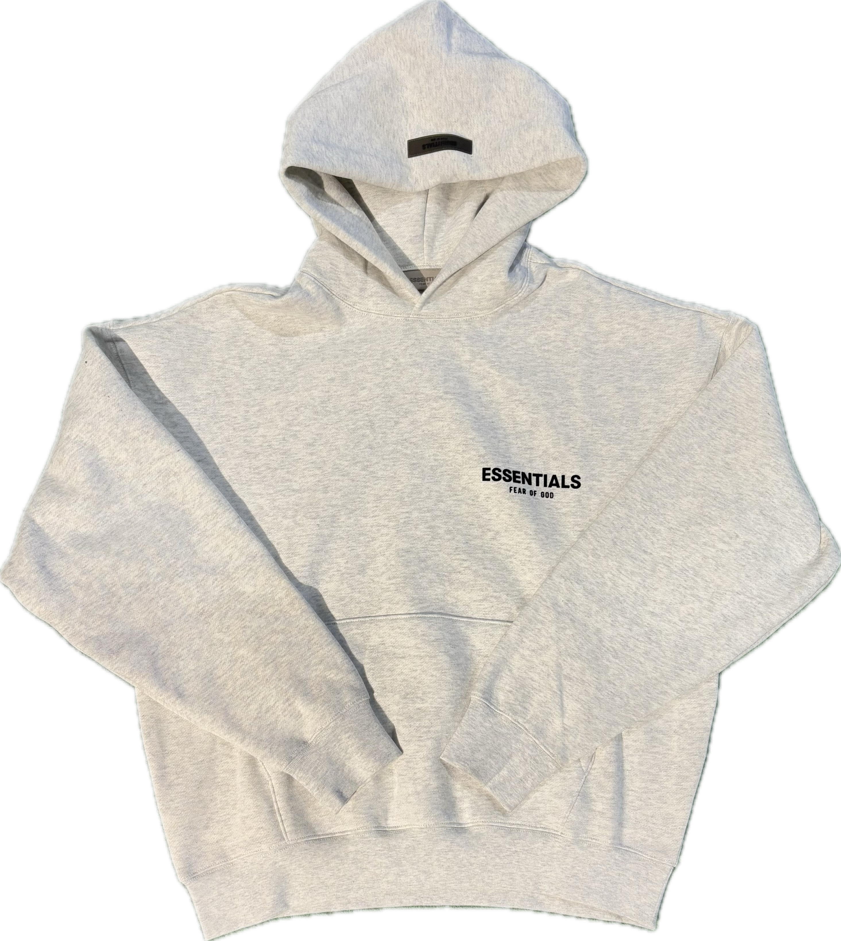 Essentials Fear Of God Light Oat Hoody
