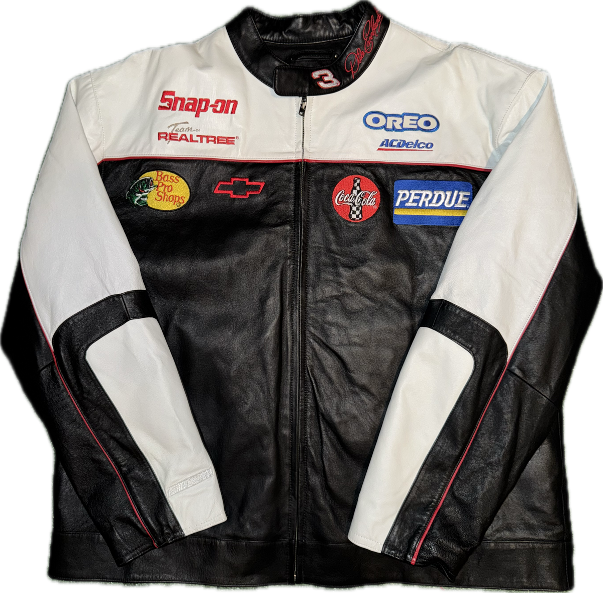 Dale Earnhardt Sr. NASCAR Leather Racing Jacket