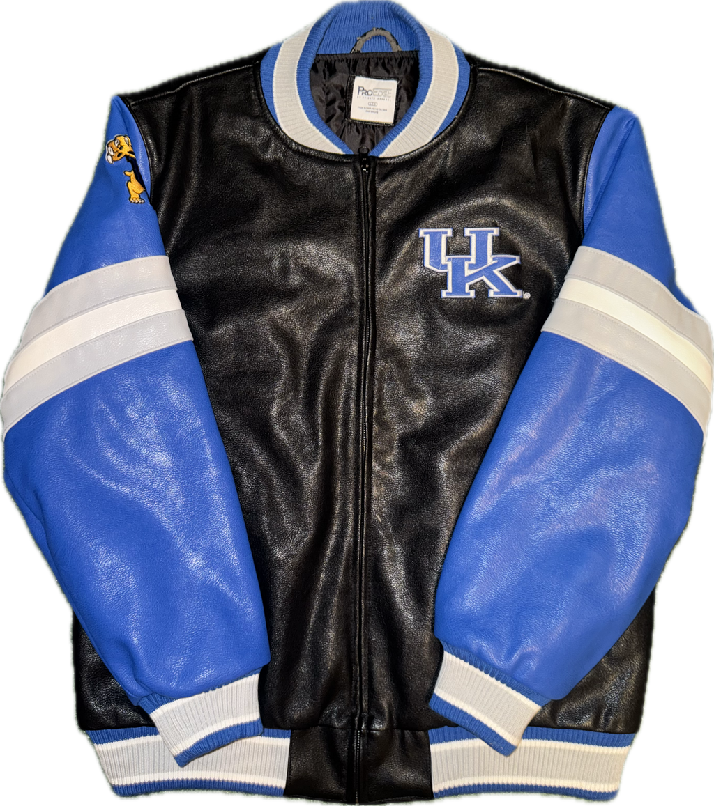 Kentucky Wildcats Pro Edge Leather Jacket