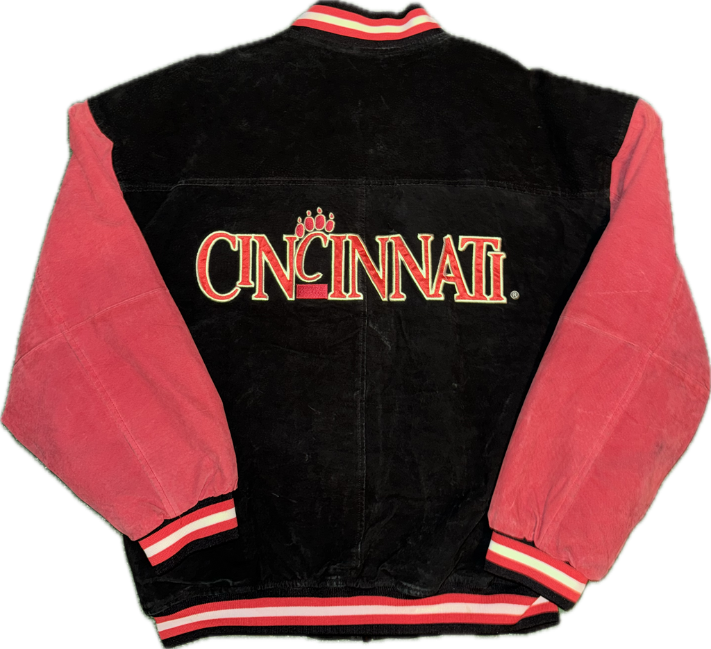 Cincinnati Bearcats Suede Varsity Jacket